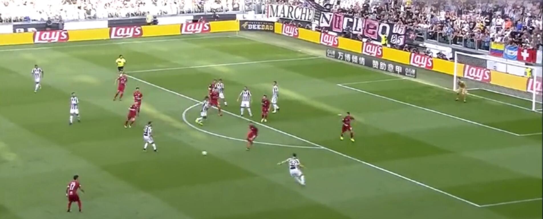 尤文图斯主场惊现中文广告 难道是新赞助商？