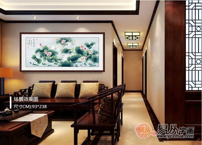 客厅挂装饰画怎么选 美妙家居全靠花鸟画