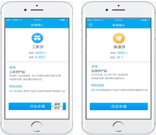 发薪贷三步走：标准、高效、体验佳