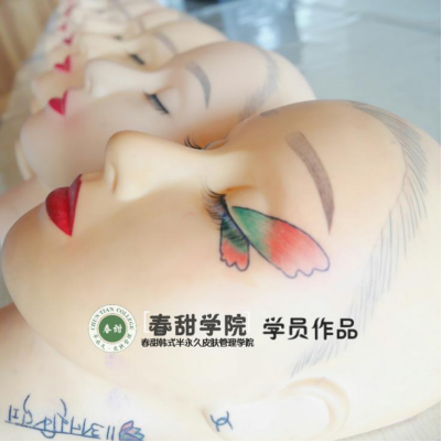 如何选择专业半永久纹绣培训班【春甜】韩式半永久化妆培训学校来帮你！