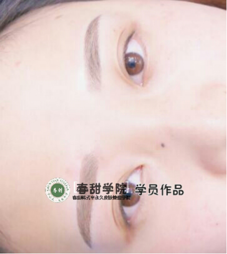 选择一流北京半永久纹绣培训【春甜】韩式半永久化妆培训学校引领时尚