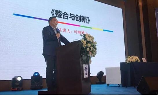 资本运营专家叶峰博士发表《战略整合与模式创新》主题演讲