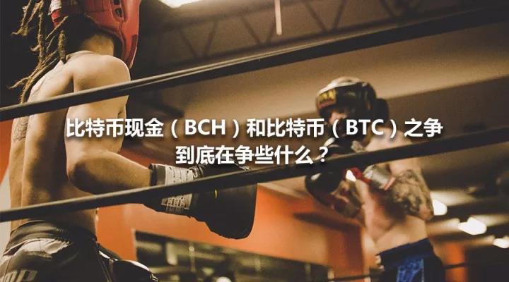比特币现金（BCH）和比特币（BTC）之争到底在争些什么？