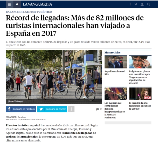 侨外西班牙移民：2017年西班牙旅游大热带动度假房销售火爆!