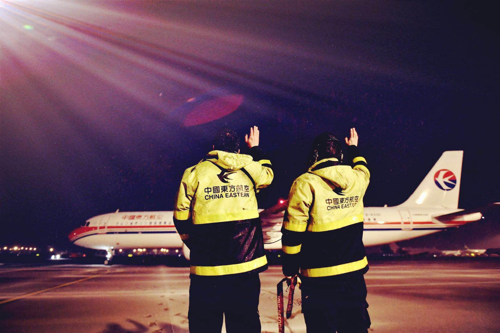 2018首场大雪中的东航人