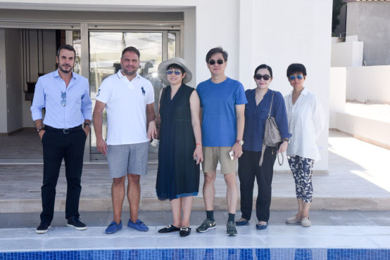 侨外总裁丁颖赴希考察自主房源，合作开发树立行业“新标准”